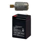 Kit Motor E Bateria 6v P/ Xt3 E Ban Moto Bandeirante