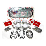 Kit Motor Pistão Anel Bronzina Juntas 1.0 16v Fire Gas Siena
