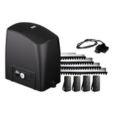 Kit Motor Portão Deslizante 1/4 Rcg 3 Metros Cremalheiras 4 Controles