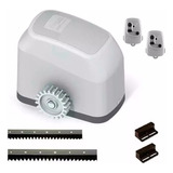 Kit Motor Portão Deslizante Gatter Fast Peccinin 220v Cor Cinza Frequência 433,92 Tamanho Da Engrenagem Z20