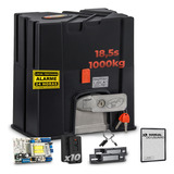 Kit Motor Portão Industrial Ppa Dz 3/4 1000kg + 10 Controles Cor Cinza 220v