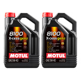 Kit Motul 8100 Xcess Gen2 5w40 4litros + 4litros