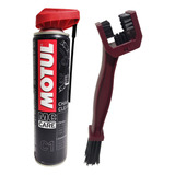 Kit Motul Spray C1 Chain Clean 400 Ml Limpa Escova Corrente