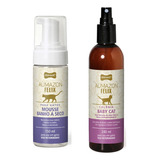 Kit Mousse Banho A Seco + Colônia Gato Aumazon Felix Perigot
