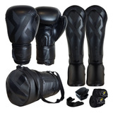 Kit Muay Thai Luva + Caneleira