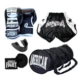 Kit Muay Thai Luva Shorts Bolsa