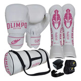 Kit Muay Thai Luva bolsa caneleira