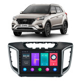 Kit Multimídia Android Creta 2016 A 2021 9 Polegadas Tv Gps