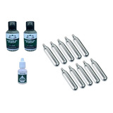 Kit Munição Pistola Revólver Esfera Aço Co2 Silicone Airsoft