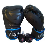 Kit Naja Luva Boxe + Bandagem + Protetor Bucal