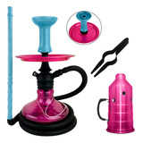 Kit Narguilé Black Hookah Mini Monster + Fogareiro +abafador
