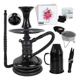 Kit Narguile Completo Mini Monster Carvão Fogareiro Abafador