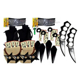 Kit Naruto Kunai Verde Shuriken 2 Bandana Colar Tsunade K129