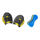 Kit Natação Speedo Palmar Power Padlle + Flutuador Pullbuoy