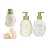 Kit Natura Mamâe Bebê Colônia + Shampoo + Condi + 2 Sabonete