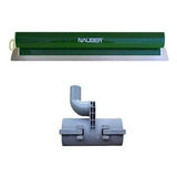 Kit Nauber Desempenadeira Flex 60cm + Suporte Nauber