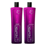 Kit New Fox Gloss Escova Progressiva 2x1000ml + Brinde