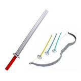 Kit Ninja Espada Arco E Flecha Brinquedo Guerreiro Arqueiro
