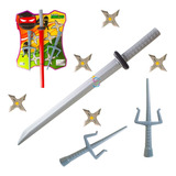 Kit Ninja Espada E Adaga Brinquedo