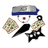 Kit Ninja Kunai Itachi Anel Colar