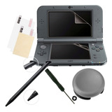 Kit Nintendo New 3ds Xl Analógico, Caneta, Película E Chave