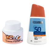 Kit Nova Pele - 2 Creme Facial + 2 Filtro Solar 50 Fps