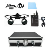 Kit Óculos Lupa Cirurgica Dentista + Fotoforo Luz Led 5w 