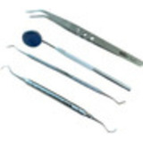 Kit Odontológico escavador cureta Maccall espelho pincá Clín