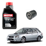 Kit Óleo 4x Motul 15w40 Subaru 2.0 Wrx 2000 A 2005