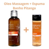 Kit Óleo Massagem + Espuma Banho Pitanga Malicia - Feiticos