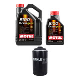 Kit Óleo Motul 8100 5w40 Audi A3 2.0 2010 2011 2012 Sportbac