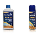 Kit Óleo Restaurador De Teka 1 Litros + Spray 300ml