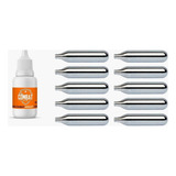 Kit Oleo Silicone + 10 Cilindros De Co2 (umarex/gamo/swiss)