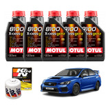 Kit Oleo Subaru Impreza Wrx 15-19 Motul 5w40 6l E Filtro Kn