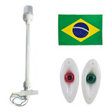 Kit Olho De Tubarão Led Branco