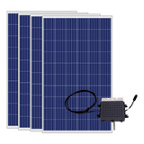 Kit Ongrid 4 Módulos Painel Solar De 360w + Micro Deye 1.3kw Cor Azul-marinho Voltagem De Circuito Aberto 47.9v Voltagem Máxima Do Sistema 38.6v