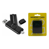 Kit Opl Pen-drive 32gb Com Jogos + Memory Card 64mb