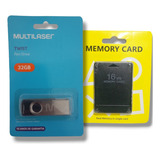 Kit Opl Pen-drive 32gb + Memory Card 16mb