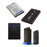Kit Opl Ps2 Hd 250gb + Case 2,0 + Memory Card 64mb