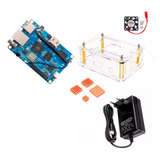 Kit Orange Pi 3 Lts + Case, Fonte, Cooler, Dissipadores C/nf