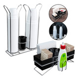 Kit Organizador Porta Copos Cantinho Café Retangular Stolf