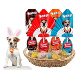 Kit Ovo De Pascoa Pet Para Cães 200g Sortido 10un Petisco
