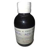 Kit Oxidação Negra A Frio Metal Aço Polido 100 Ml Envio Full