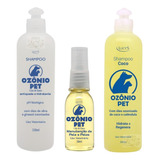 Kit Ozônio Pet Shampoo Antiquedas Hidratante