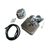 Kit P/ Engate Reboque Bola Capinha 10cm Aço Inox Fio Tomada