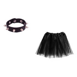 Kit P/ Fantasia Punk Feminina C/