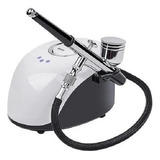 Kit P/ Maquiagem Airbrush Mini Compressor Aerógrafo -