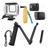 Kit P Gopro Hero 8 Black Estanque Película Capa Tripé 3way