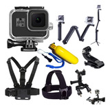 Kit P Gopro Hero 8 Black Tripe Estanque Sup Guidao Peito