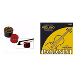 Kit Paganini Breu P/ Instrumentos De Arco+corda Violino 980